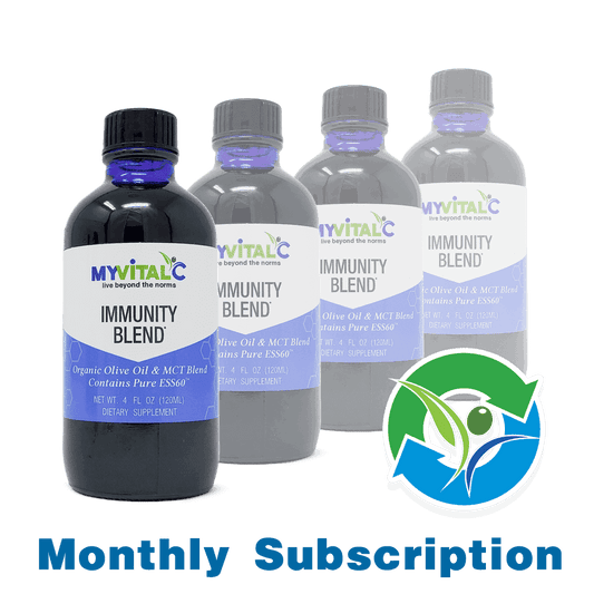 MyVitalC Immunity Blend - ESS60 in Organic Olive and MCT Oil - Monthly Subscription