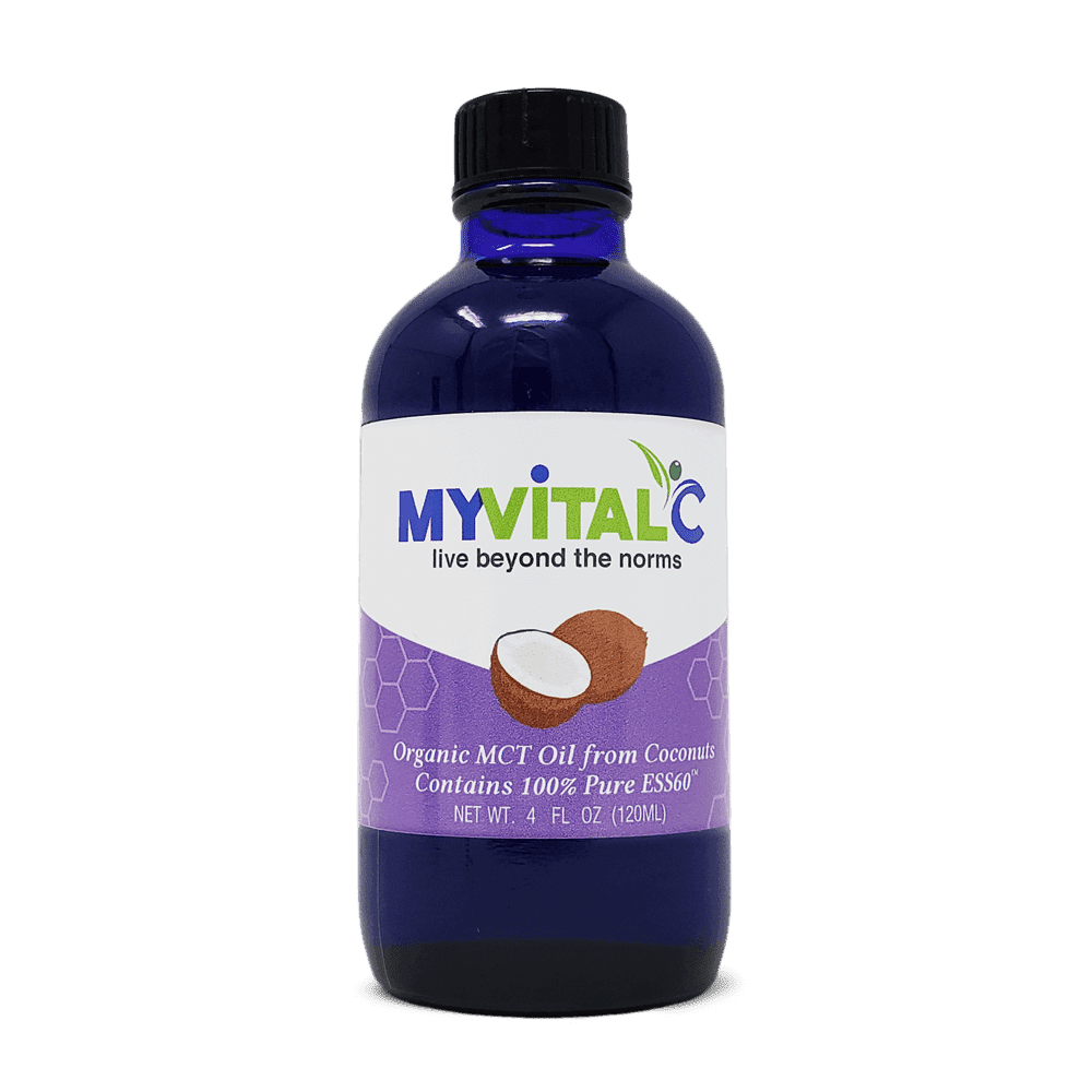 MyVitalC ESS60 Trio Pack Organic Oils, Olive, Avocado and MCT - 3 bottles total