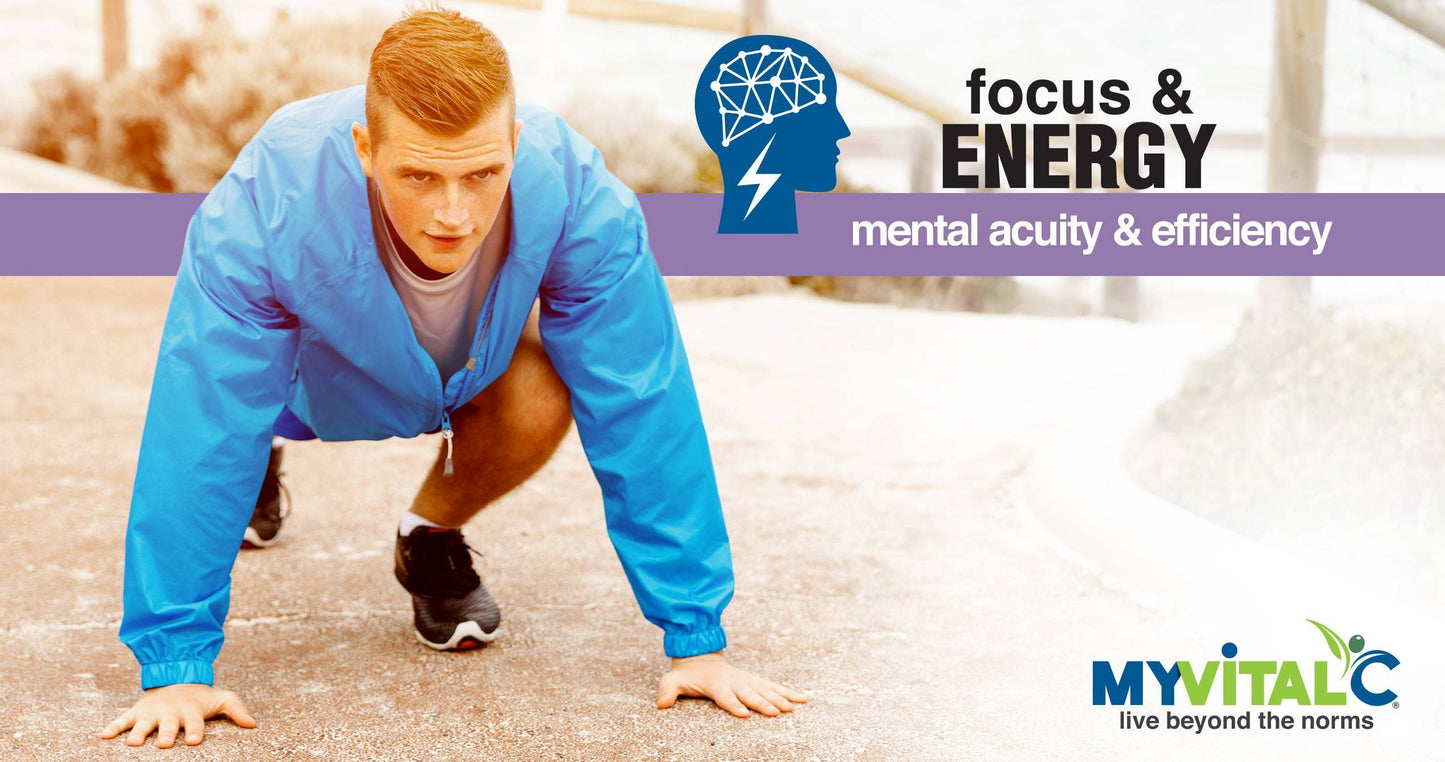 MyVitalC Focus and Energy Single Shots - 30 day Supply