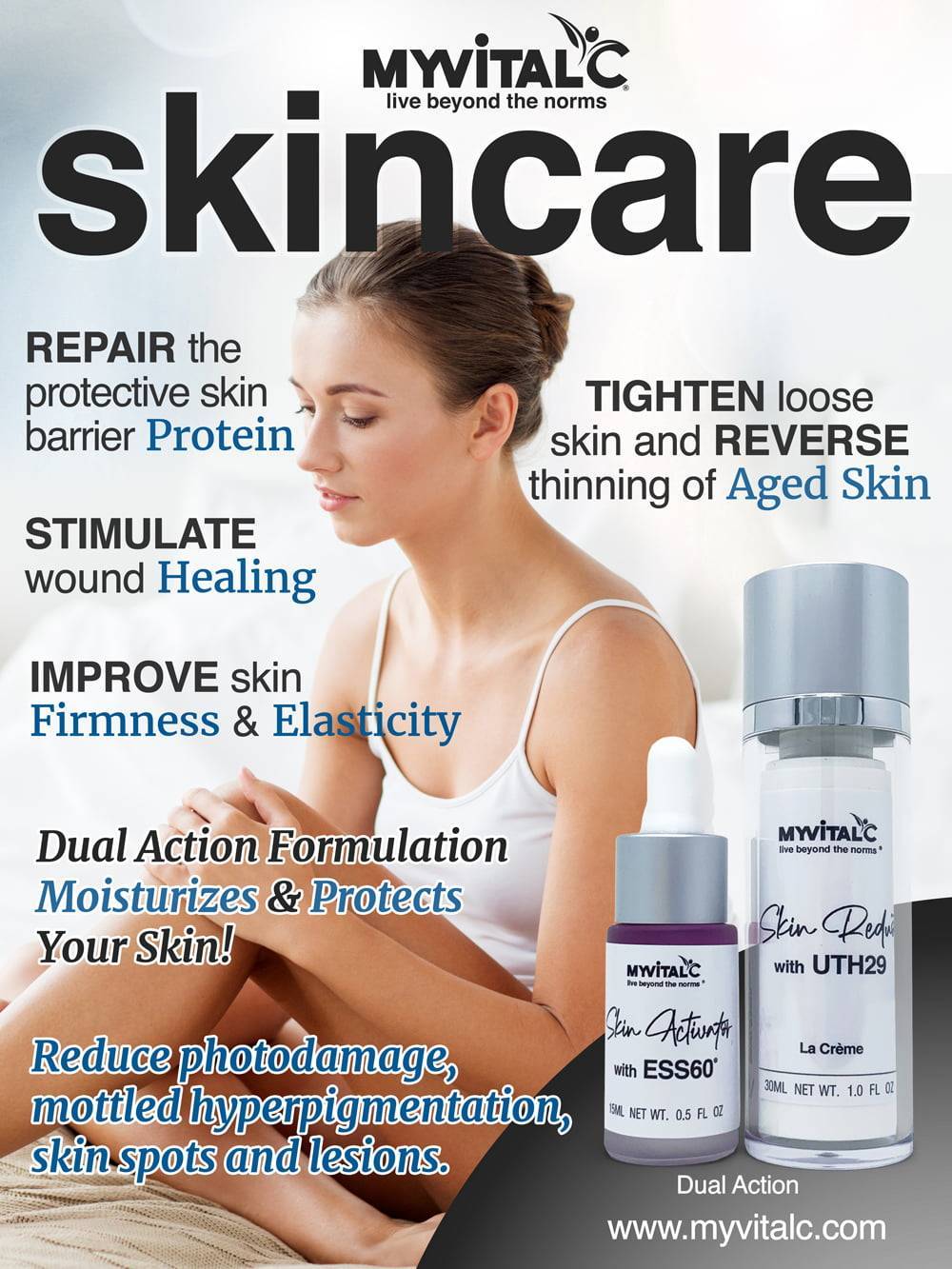 MyVitalC - Skin Reduõ Set - UTH29 La Crème & ESS60 Skin Activator - Case of 12 bundles