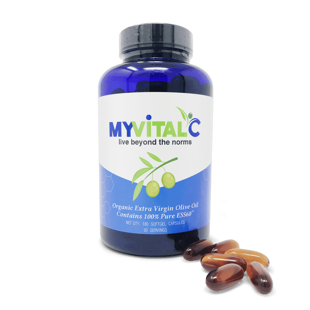 MyVitalC ESS60 in Olive Oil Softgel Capsules -180 count - Case of 12 bottles