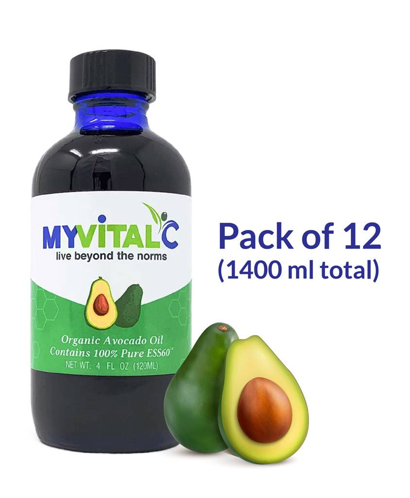 MyVitalC ESS60 in Avocado Oil, Case of 12 (1440ml total)
