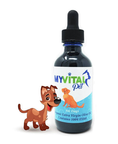 MyVitalPet for Dogs - ESS60 in Organic Extra Virgin Olive Oil with Bacon Flavor - 60ml