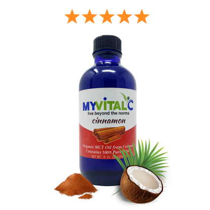MyVitalC Cinnamon X6 ESS60 in Organic MCT Oil, Coconut Derived