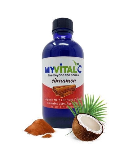 MyVitalC Cinnamon ESS60 in Organic MCT Oil, Coconut Derived 120ml