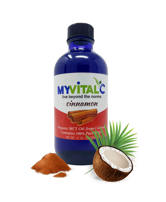 MyVitalC Cinnamon ESS60 in Organic MCT Oil, Coconut Derived 120ml