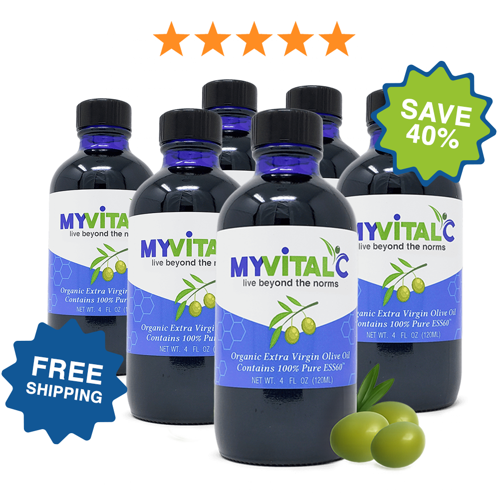 MyVitalC X6 ESS60 in Olive Oil Extra Virgin Organic, 120ml