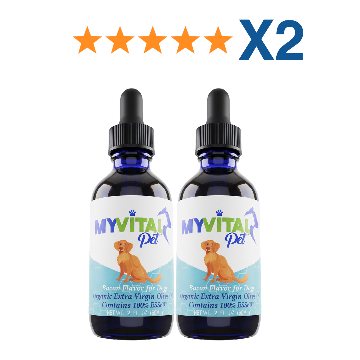 MyVitalPet for Dogs with Bacon Flavor 2oz X2 - Bi-Monthly Subscription