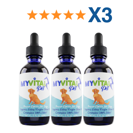 MyVitalPet for Dogs with Bacon Flavor 2oz X3 - Quarterly Subscription