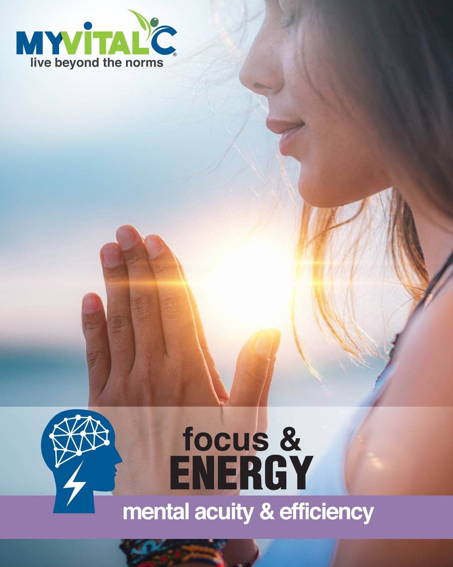 MyVitalC Focus and Energy Single Shots- 10 Day Supply