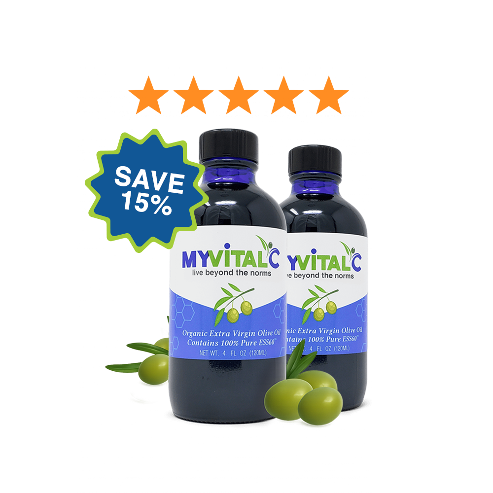 MyVitalC ESS60 en Aceite de Oliva Virgen Extra Ecológico, 120ml