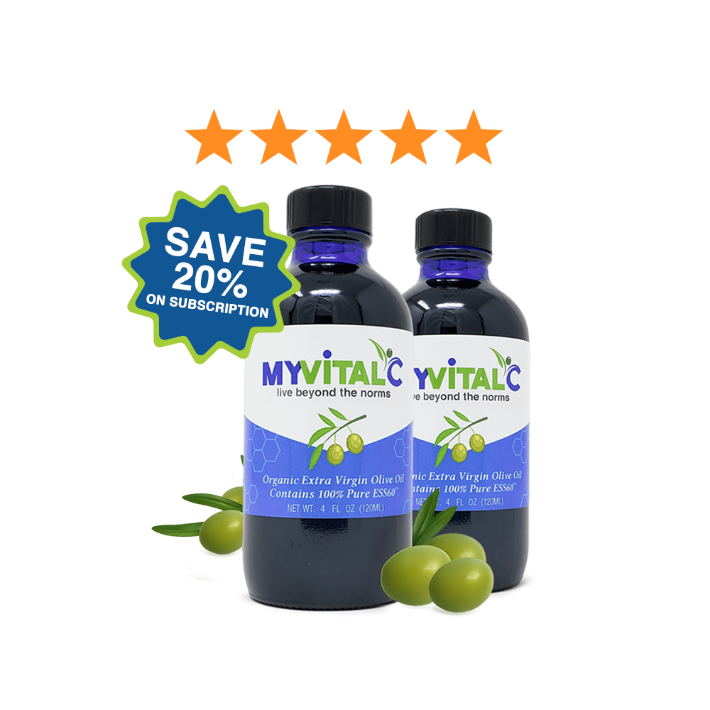 MyVitalC ESS60 en Aceite de Oliva Virgen Extra Ecológico, 120ml