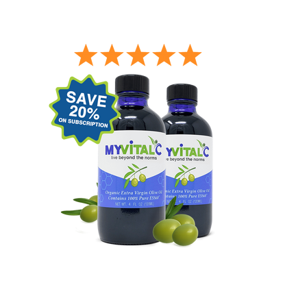 MyVitalC ESS60 en Aceite de Oliva Virgen Extra Ecológico, 120ml