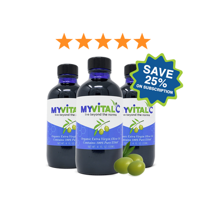 MyVitalC ESS60 en Aceite de Oliva Virgen Extra Ecológico, 120ml