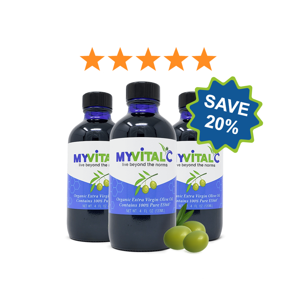 MyVitalC ESS60 in Olive Oil Extra Virgin Organic, 120ml
