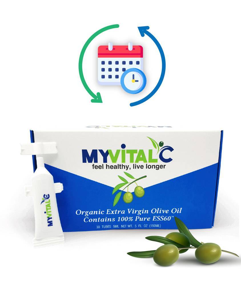 MyVitalC olive oil single shot monthly subscription