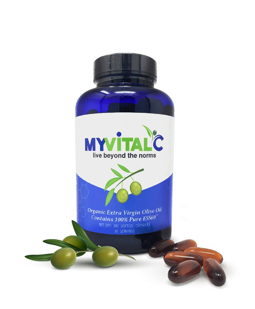 MyVitalC Olive Oil Softgel Capsules Bottle - 2