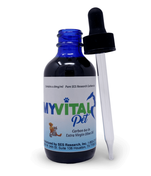 MyVitalC Pet Olive Oil bottle with dropper